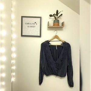 brand: Free People // size: XS // color: navy